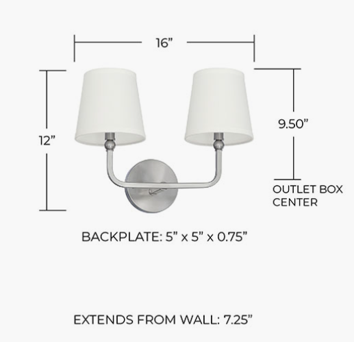 Dawson 2-Light Vanity