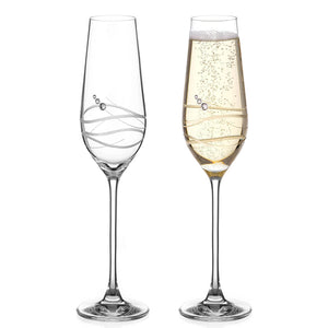 Crystal Champagne Flutes