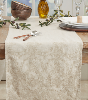 Stonewashed Embroidered, Natural