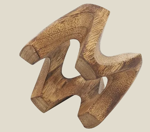 Napkin Ring - Wood Zigzag