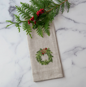 Juniper Wreath Linen