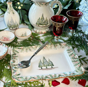 Natale Scalloped Tray
