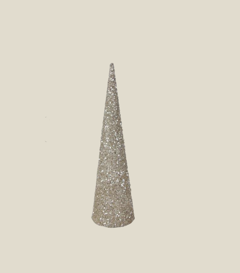 Champagne Sequin Tree - Large