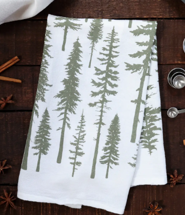 Tea Towel - Redwood Christmas