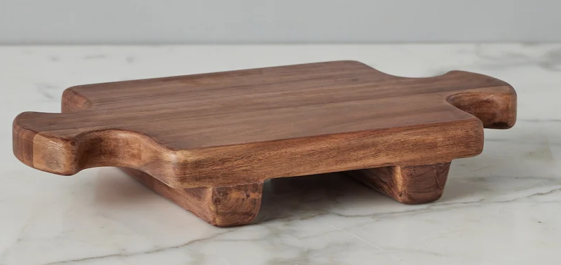 Wood Footed Riser, Small