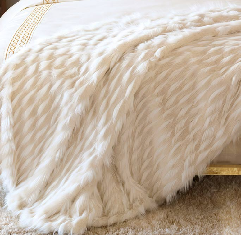 Eastern Accents, Luxe Faux Fur Throw