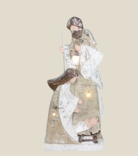 Lighted Holy Family, 19.75"