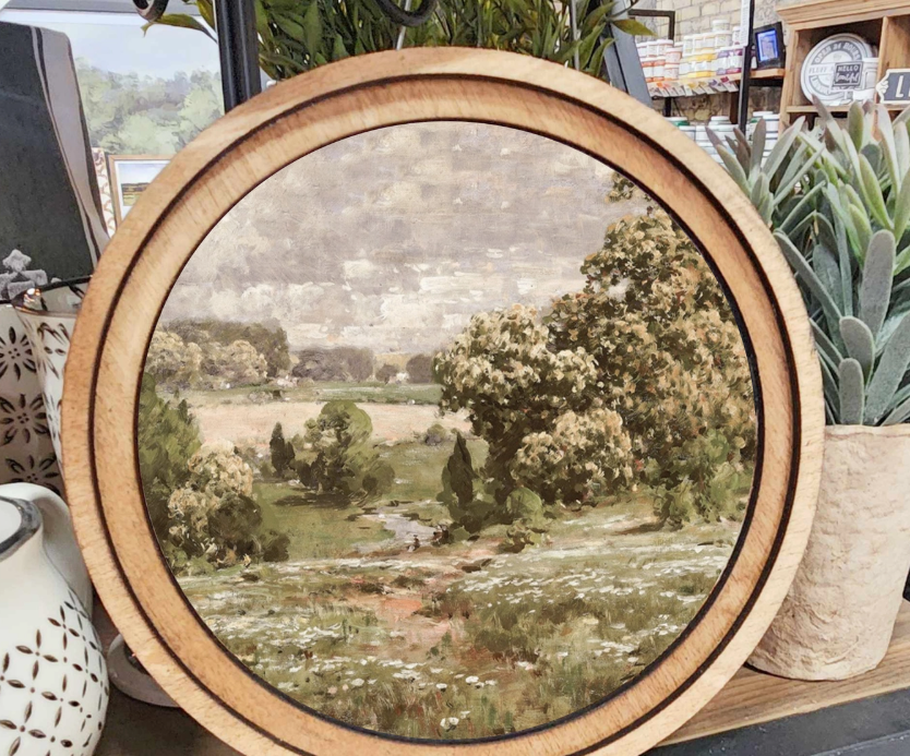 Wooden Spring Landscape Art
