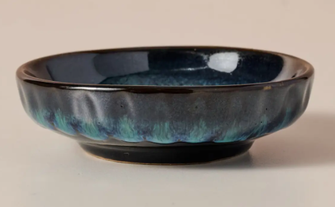 Tron Drip Glaze Olive Oil Dish