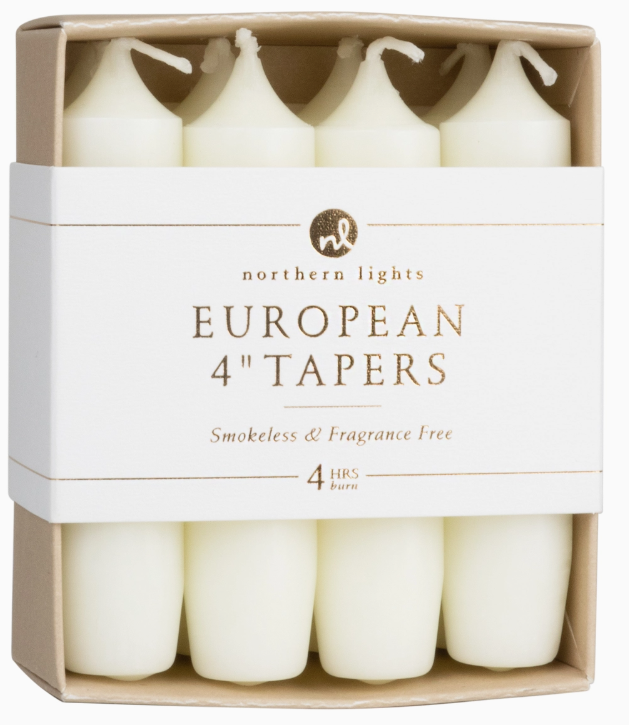 4" Taper Candles