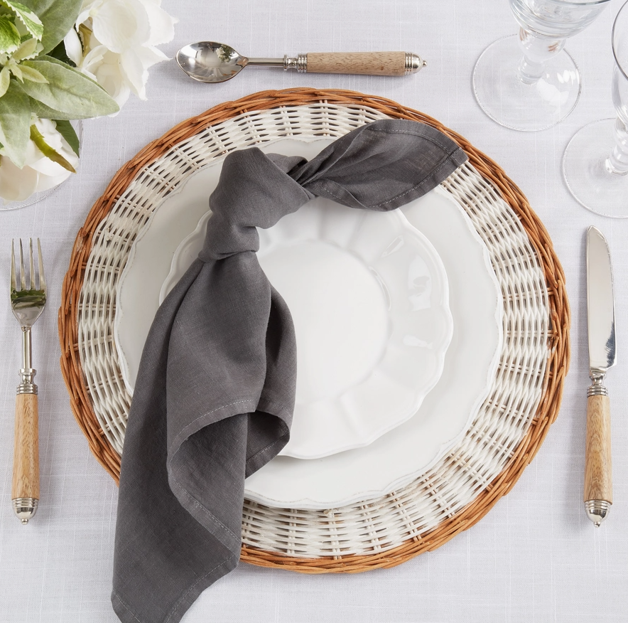 Linen Napkin Set - Slate