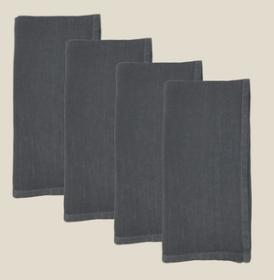 Linen Napkin Set - Slate