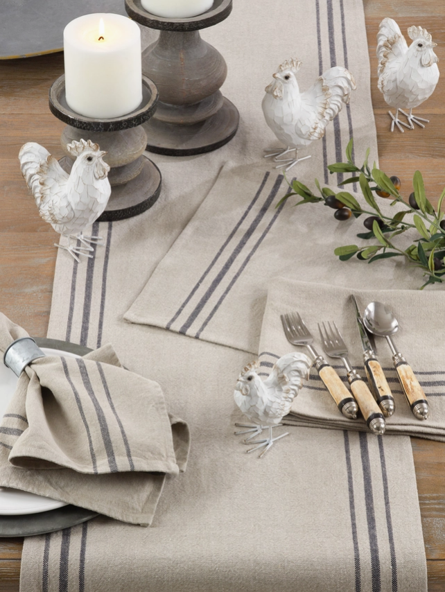 Striped Linen Placemat Set
