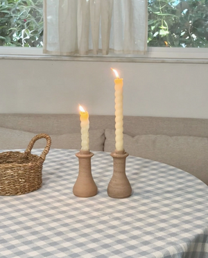 Terracotta Candle Holder Set