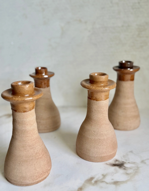 Terracotta Candle Holder Set