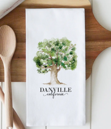 Tea Towel - Oak Tree, Toccoa GA