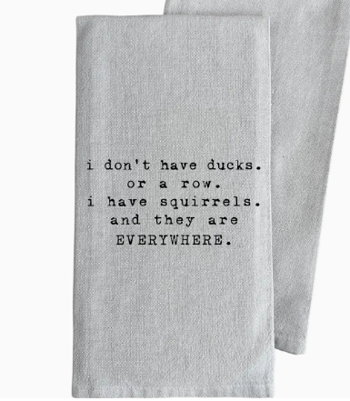 Tea Towel - Squirrels