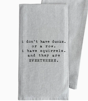 Tea Towel - Squirrels
