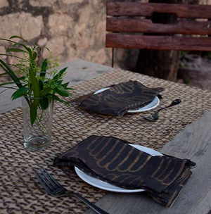 Handwoven Textural Table Runner - Sparrow