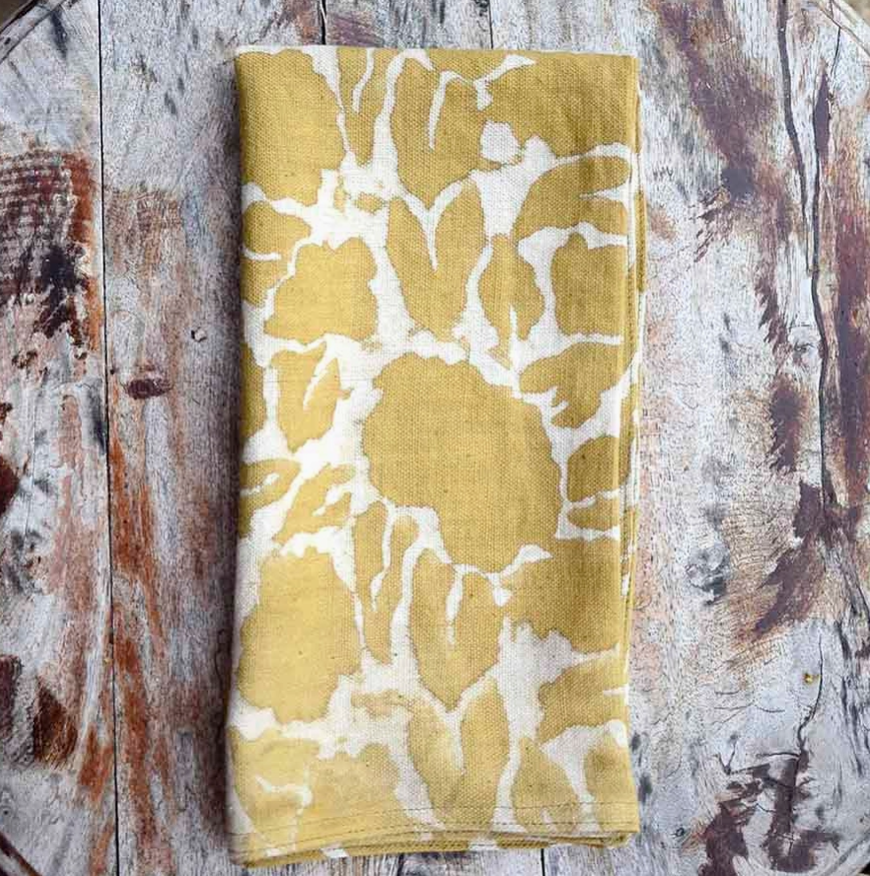 Handwoven Napkin Set - Yan Yellow