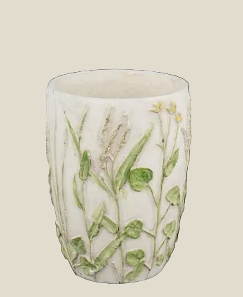Cement Floral Vase