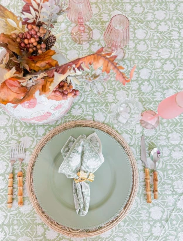 Verdigreen Table Cloth 60" x 90"