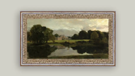 Malvern Hall Framed Art, 12x7