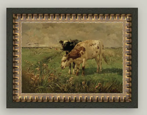 Cow Framed Art, 10x8