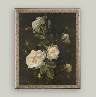 Still Life Rose Framed Art, 18x22