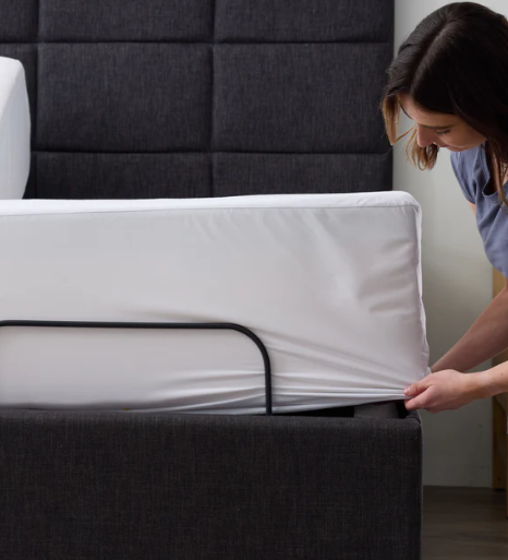 Malouf Five-Sided Mattress Protector, Queen