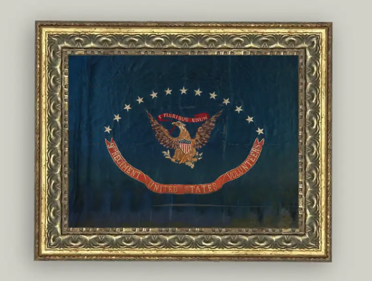 Flag of the 9th Regiment, 10x8