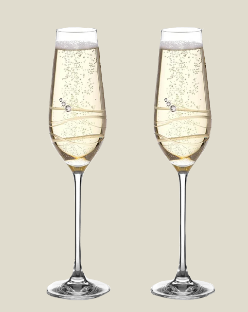 Crystal Champagne Flutes