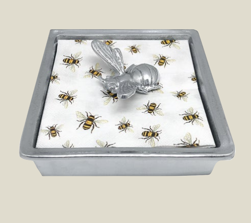 Mariposa Honeybee Napkin Box