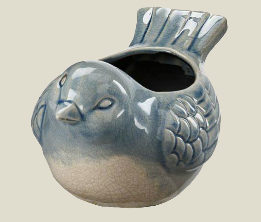 Blue Bird Planter