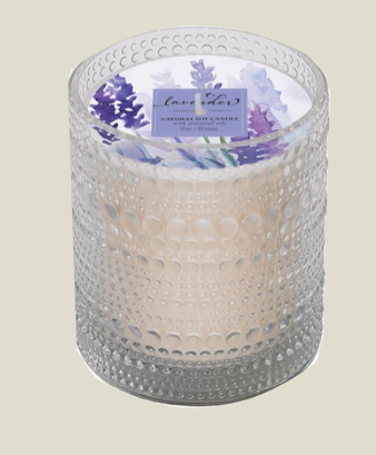Hobnail Candle / Lavender