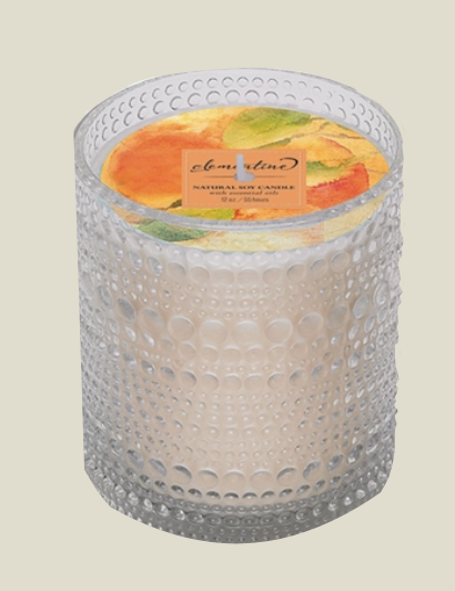 Hobnail Candle / Clementine