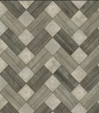 Vinyl Floor Cloth - Artisanry, Woodson / Voysey