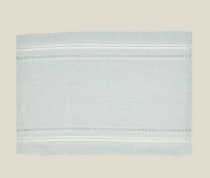 Blue/ Grey Leno Stripe