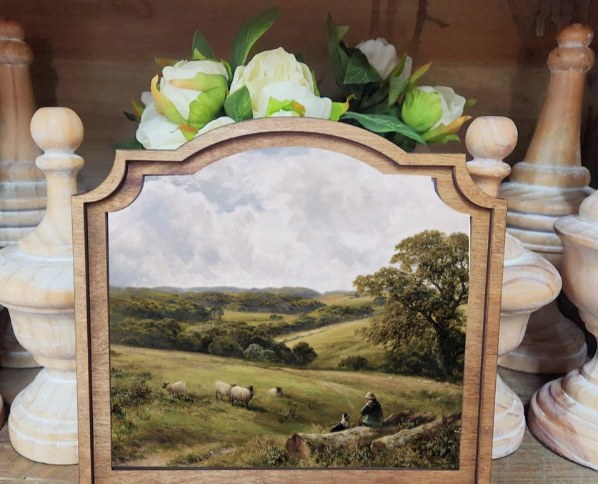 Wooden Provincial Sheep