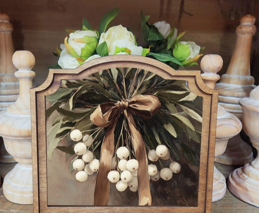 Wooden Provincial Spring Landscape