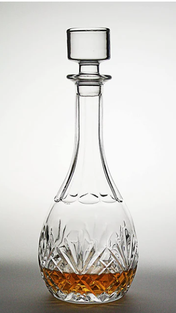 Glass Decanter with Lid