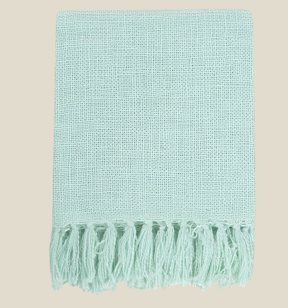 Tilda Throw / Aqua