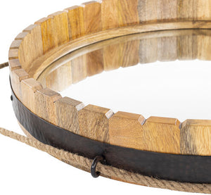 Barrel Frame Mirror / Tray
