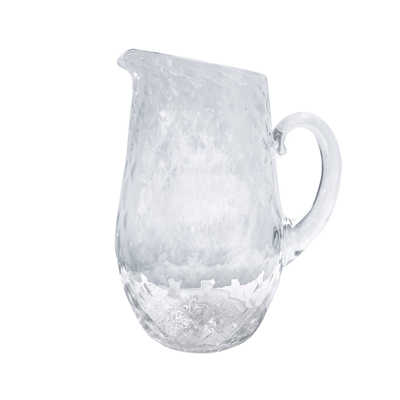 Mariposa Clear Pineapple Textured Large Pitcher