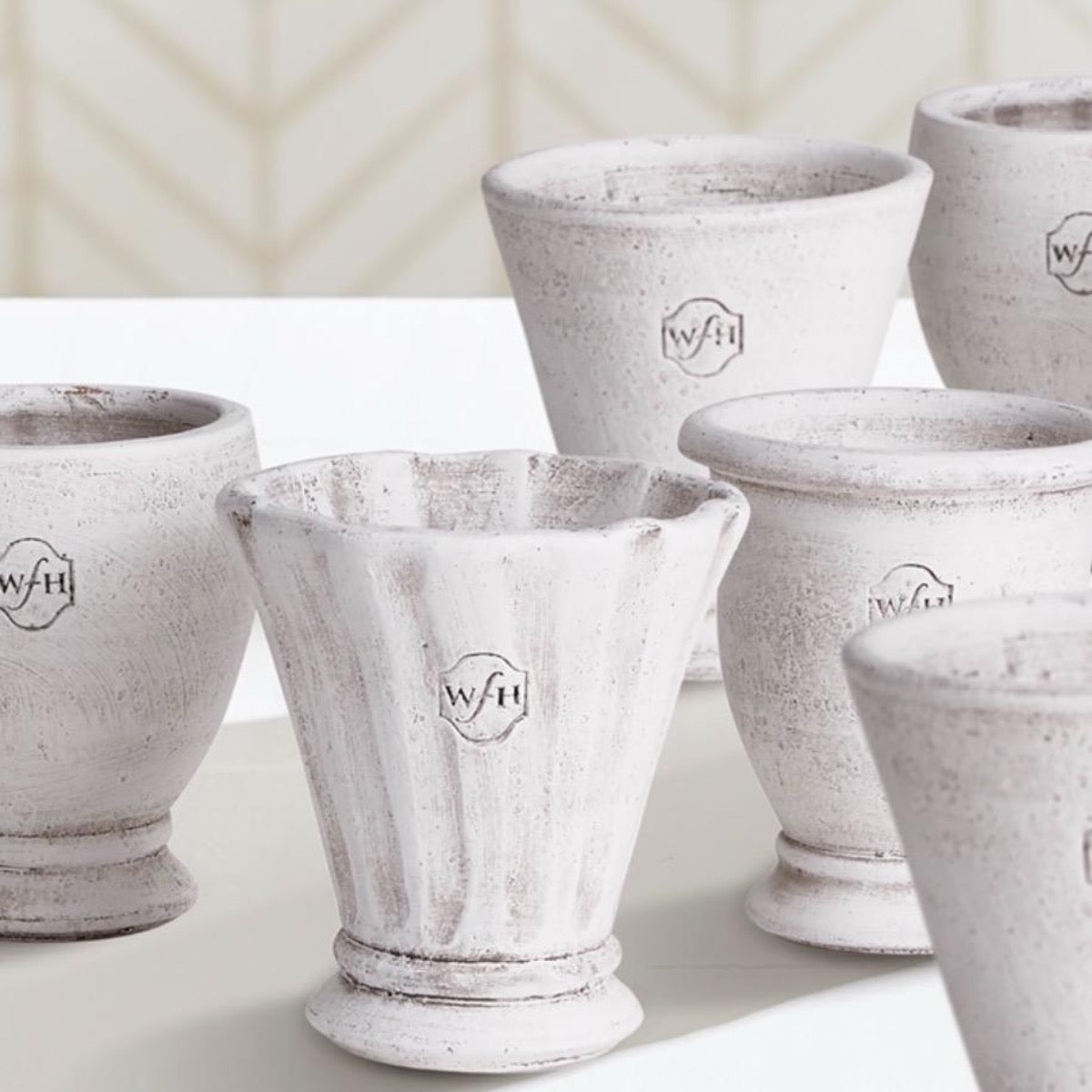Midi Pot, White
