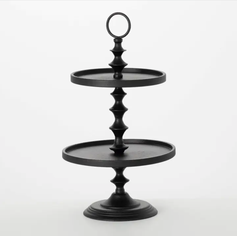Black Metal 2 - Tiered Tray