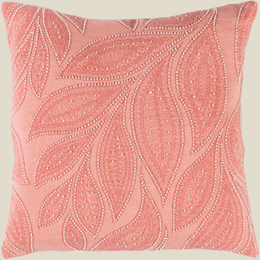 Tansy/Beaded/Rose/Peach/Leaf