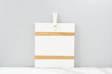 Mod Charcuterie Cheese Board - White