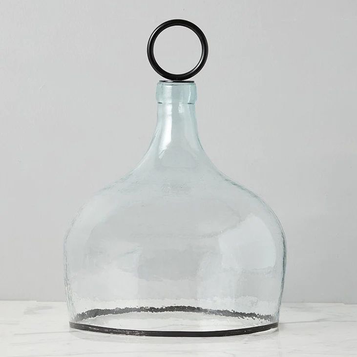 Etu' Home Barcelona Recycled Glass Cloche, Large