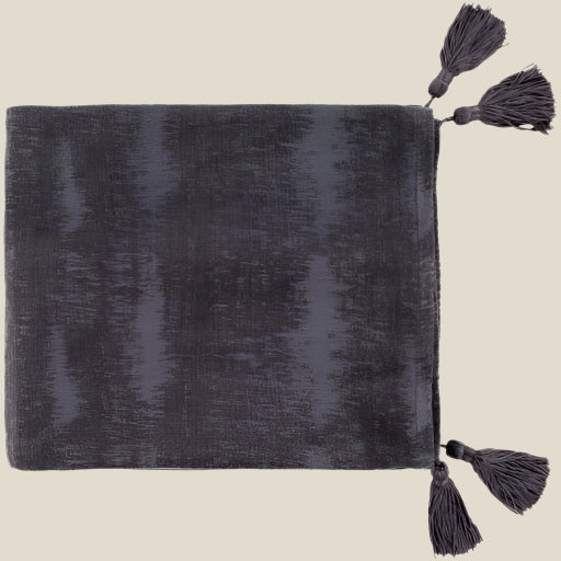 Throw - Indigo cotton w/ tassels